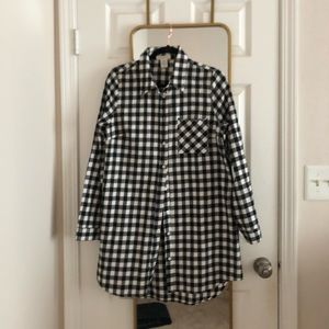 Black and white flannel